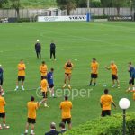 Roma, rifinitura a Trigoria prima del match contro il Liverpool YP