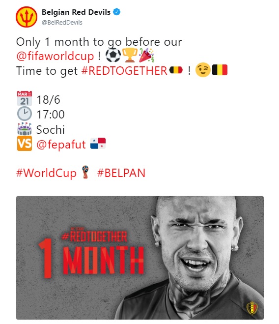 Nainggolan Tweet nazionale belga