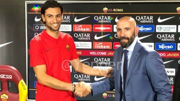 Pastore e Monchi conferenza stampa