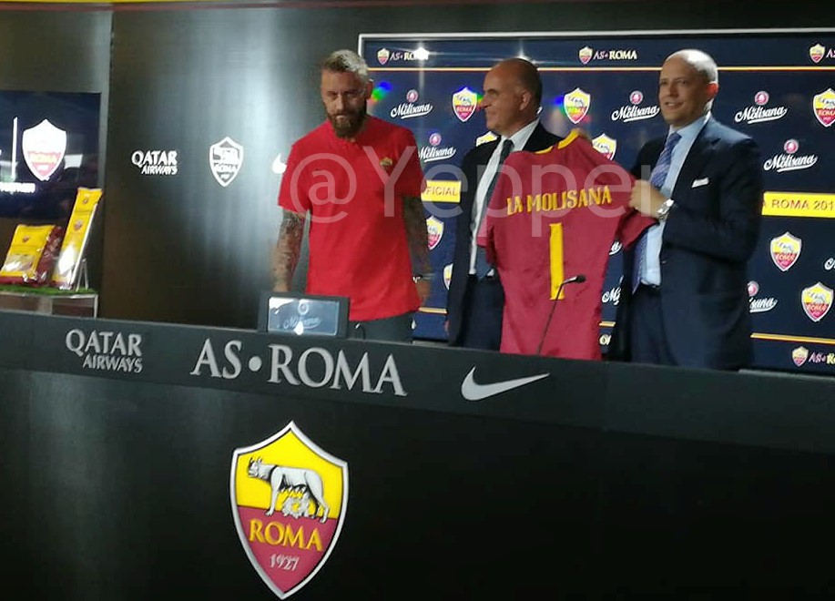 Conferenza stampa presentazione partnership AS Roma Molisana