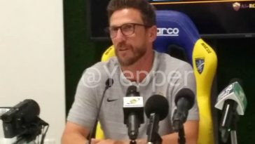 Di Francesco conferenza stampa amichevole Roma-Avellino yp