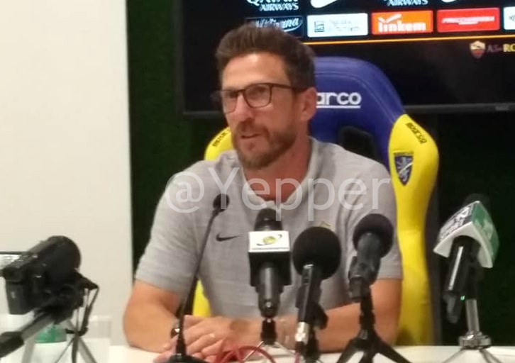 Di Francesco conferenza stampa amichevole Roma-Avellino yp