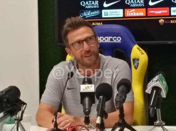 Di Francesco conferenza stampa amichevole Roma-Avellino yp