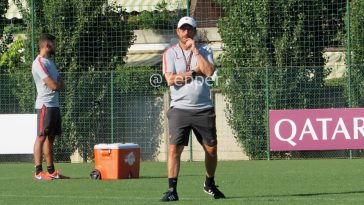 Di Francesco ritiro Roma a Trigoria