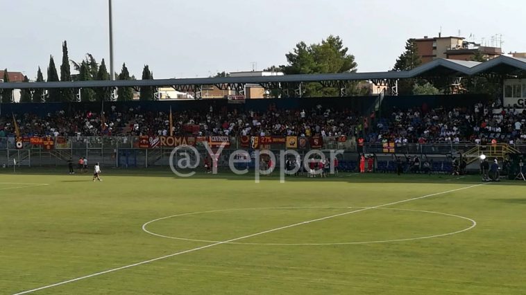 Francioni, formazioni ufficiali amichevole Latina-Roma