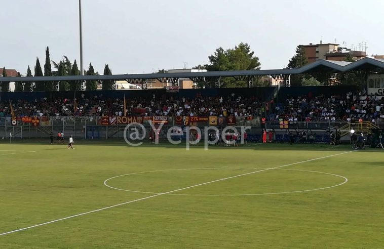 Francioni, formazioni ufficiali amichevole Latina-Roma