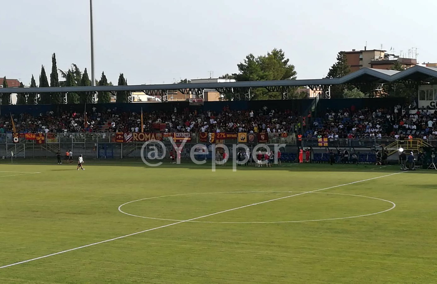 Francioni, formazioni ufficiali amichevole Latina-Roma