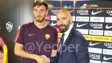 Presentazione Cristante insieme a Monchi