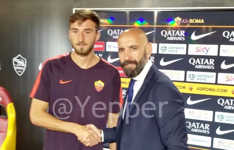 Presentazione Cristante insieme a Monchi