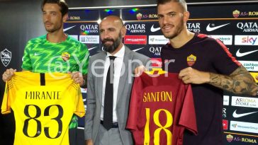 Mirante con Monchi e maglia