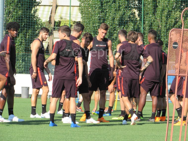 Allenamento Roma doppia se