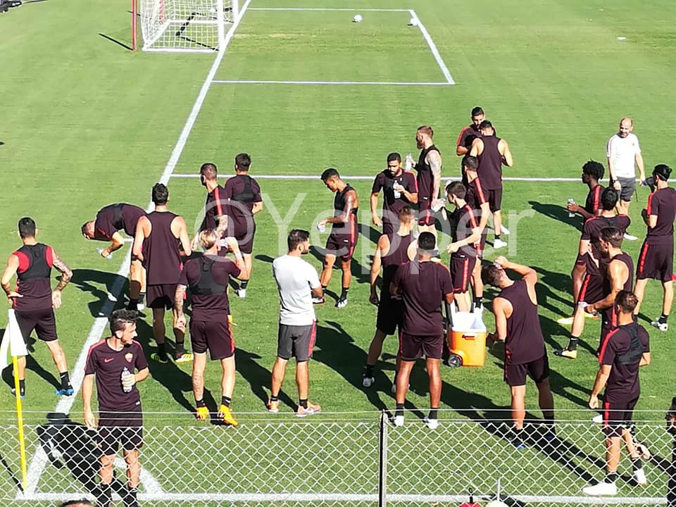 allenamento Tre Fontane