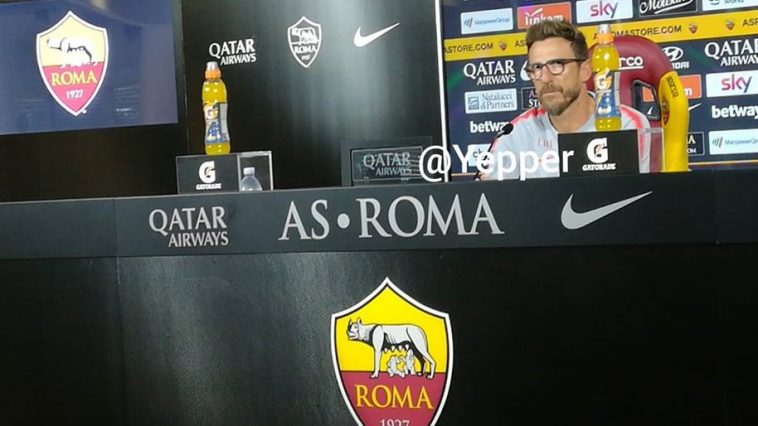 Di Francesco conferenza stampa pre Roma-Atalanta