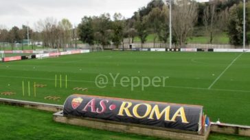 Trigoria Roma allenamento