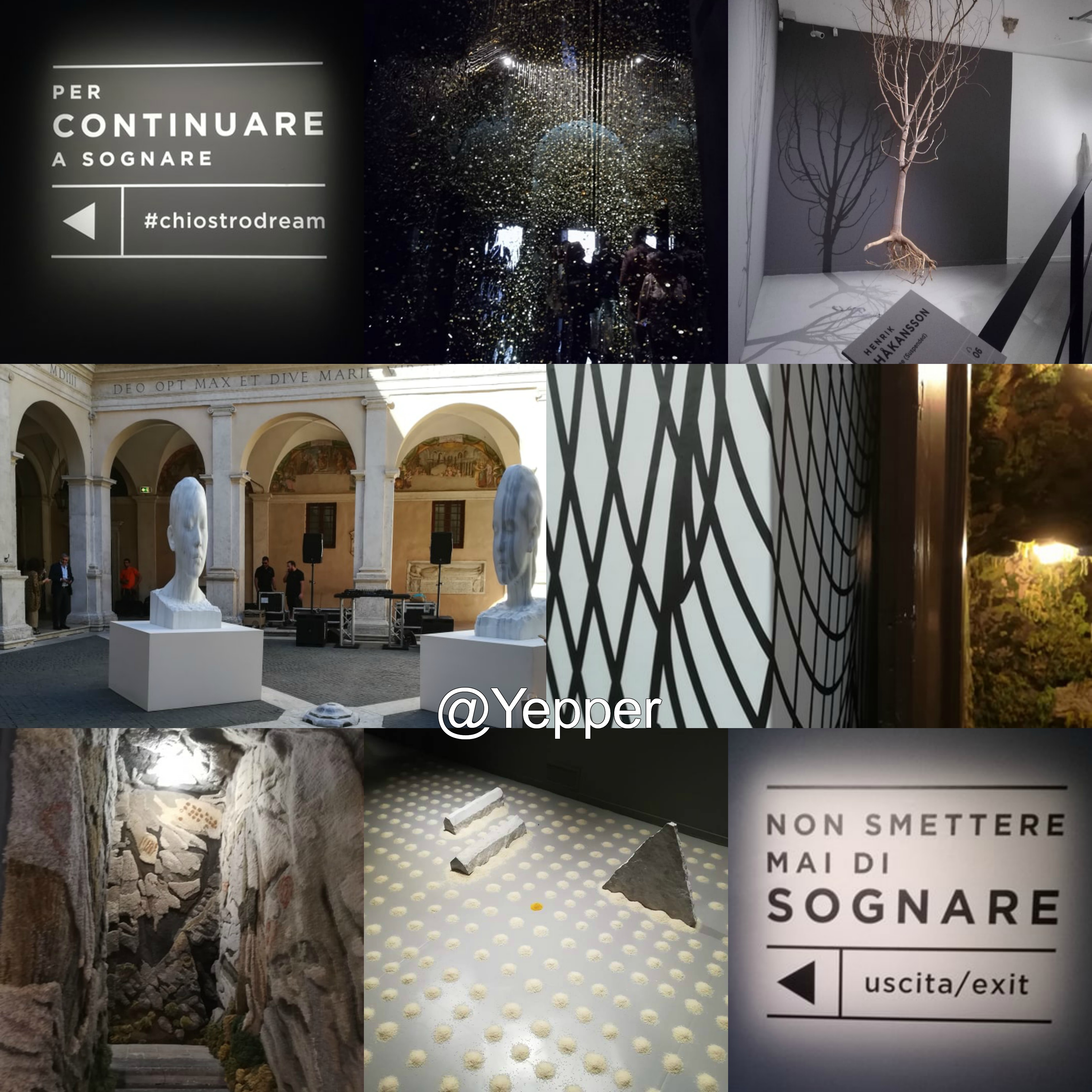 DREAM, l'arte incontra il sogno collage