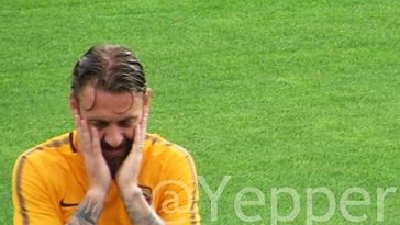 DE ROSSI allenamento