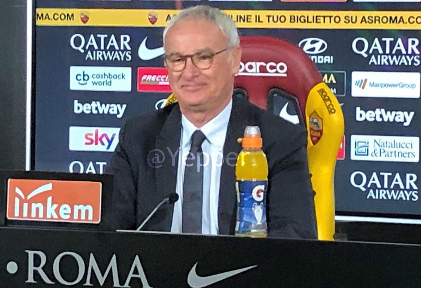 Ranieri conferenza AS Roma