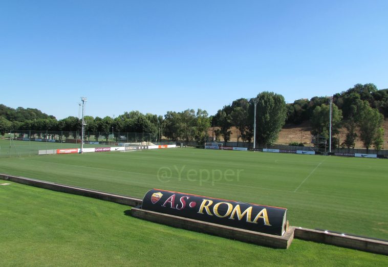 Roma campi Trigoria bel tempo