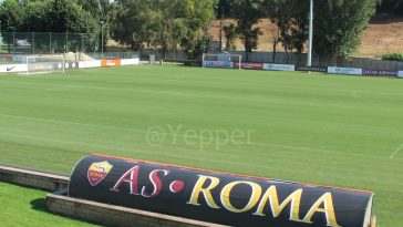 Roma campi Trigoria bel tempo