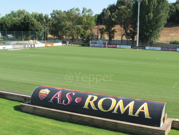 Roma campi Trigoria bel tempo