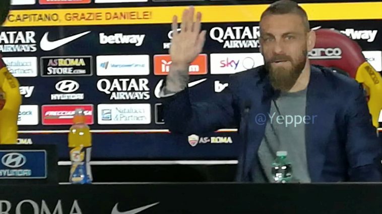 Addio Daniele De Rossi Roma Yp