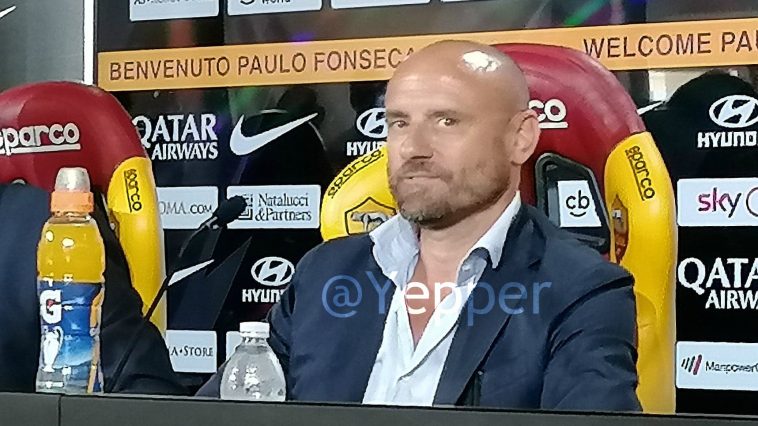 Conferenza stampa presentazione Fonseca con Petrachi