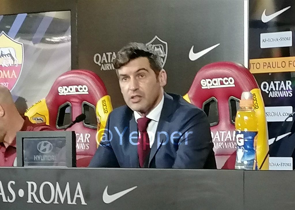 Conferenza stampa presentazione Fonseca con Petrachi