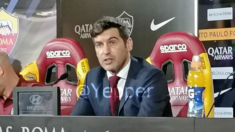 Conferenza stampa presentazione Fonseca con Petrachi
