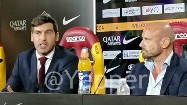 Conferenza stampa presentazione Fonseca con Petrachi