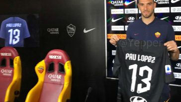 conferenza stampa presentazione Pau Lopez Roma
