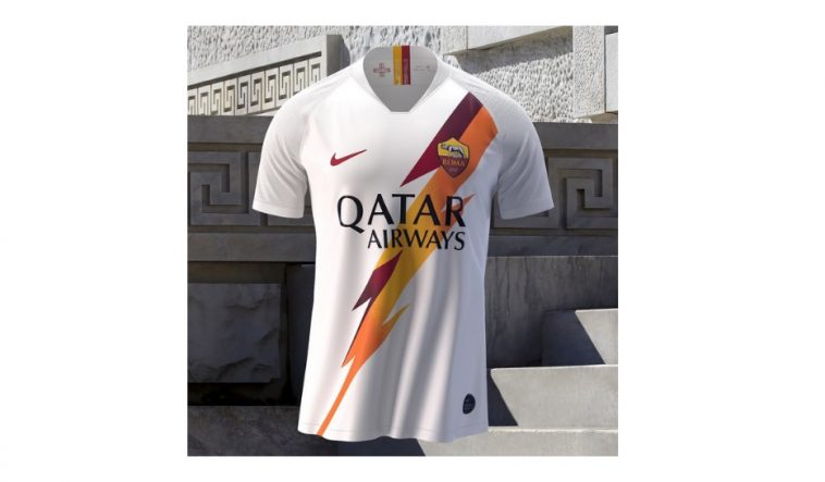 seconda maglia Roma, maglia trasferta Roma stagione 19 20
