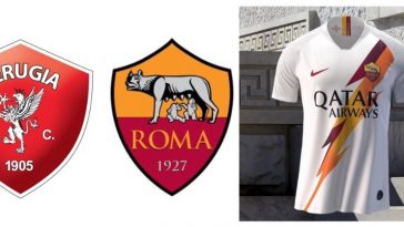 vendita biglietti Perugia-Roma e seconda maglia Roma