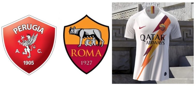 vendita biglietti Perugia-Roma e seconda maglia Roma