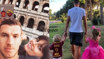 Dzeko e Amra rinnovo Roma 2