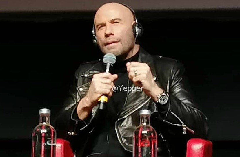 John Travolta conferenza stampa festa del cinema di Roma