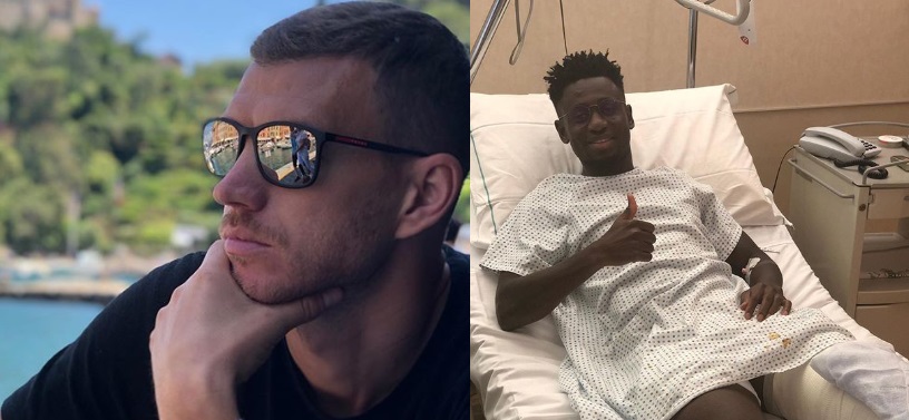 infortuni Dzeko e Diawara