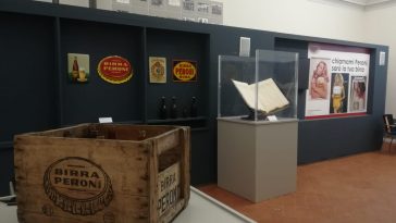 Birra Peroni corner mostra Vigevano
