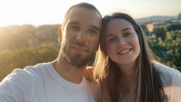 Pau Lopez e moglie Andrea