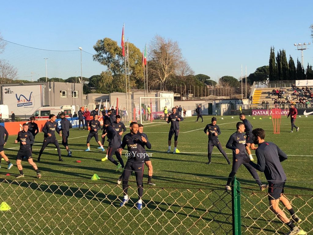 Allenamento Tre Fontane 1 gennaio 2020