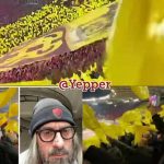De Rossi e Mastandrea in Curva Sud
