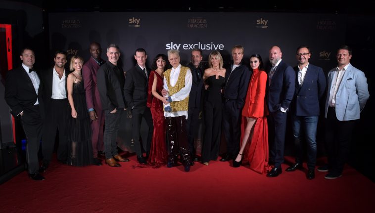 Il cast alla premiere di Londra