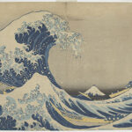 Katsushika Hokusai (1760-1849), La grande onda presso Kanagawa, fine 1831. Serie: “Trentasei vedute del Monte Fuji”. Stampa xilografica a colori su carta, 25x37,3 cm. Museo Nazionale di Cracovia